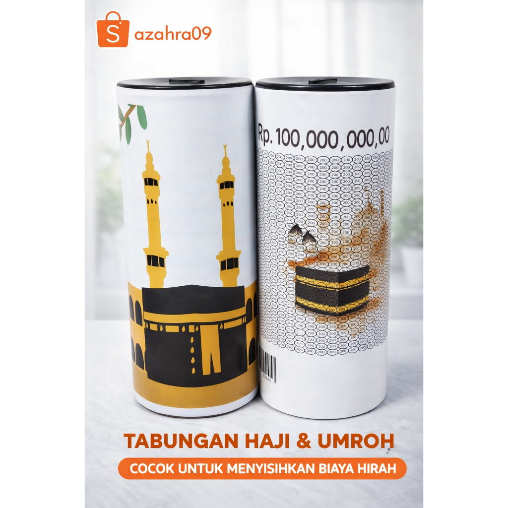 Celengan Target 200K Jumbo XL Permanen Tabungan Besar Target Satu Tahun