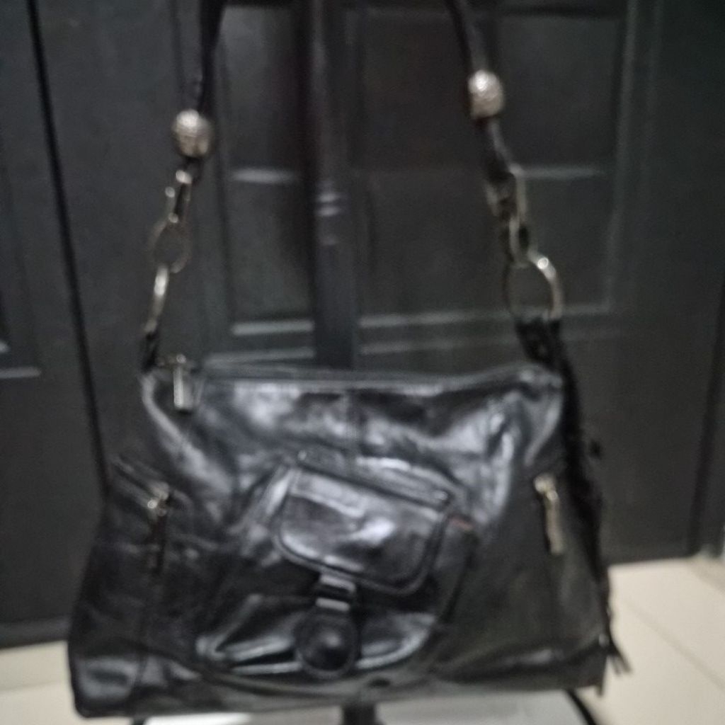 Tas tote kulit tali kepang