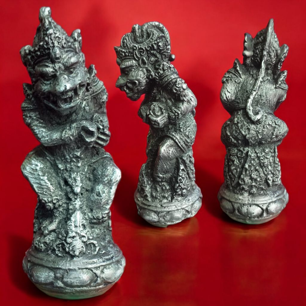 gagang hendel keris logam perak bakar/aloy