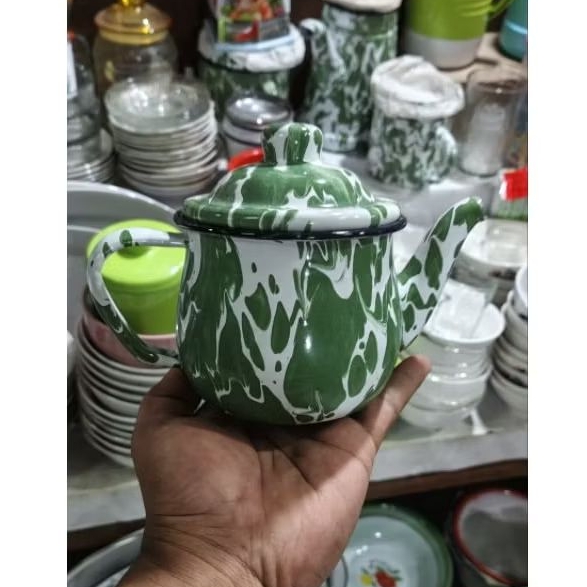 ESKAN TEKO ENAMEL BLIRIK 12CM TIMBANGAN