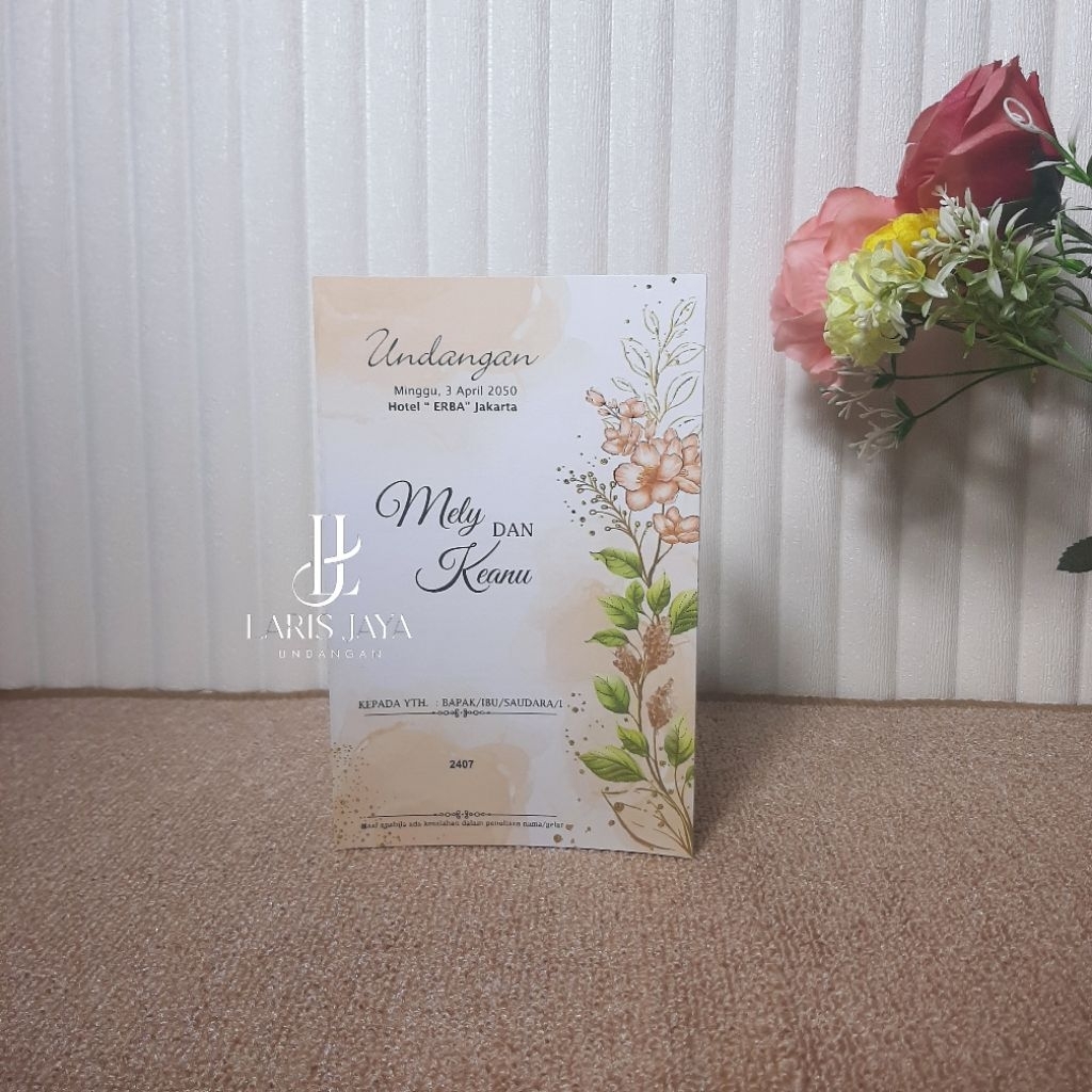 Erba 2407 - Undangan Pernikahan / Undangan Khitan