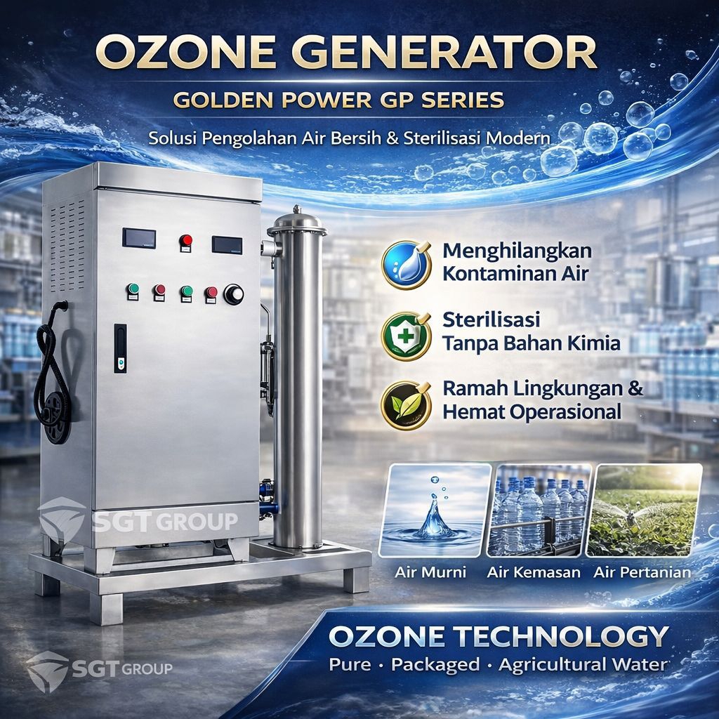 OZONE GENERATOR Industrial Water Treatment System | Mesin Ozon Pengolahan Air Minum, Air Kemasan & P