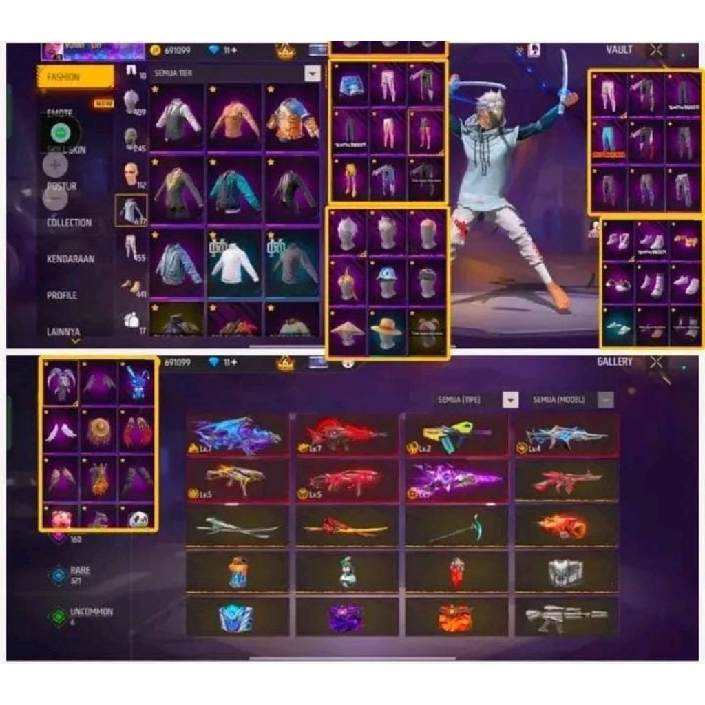 Akun fire free terbaru mumer lengkap