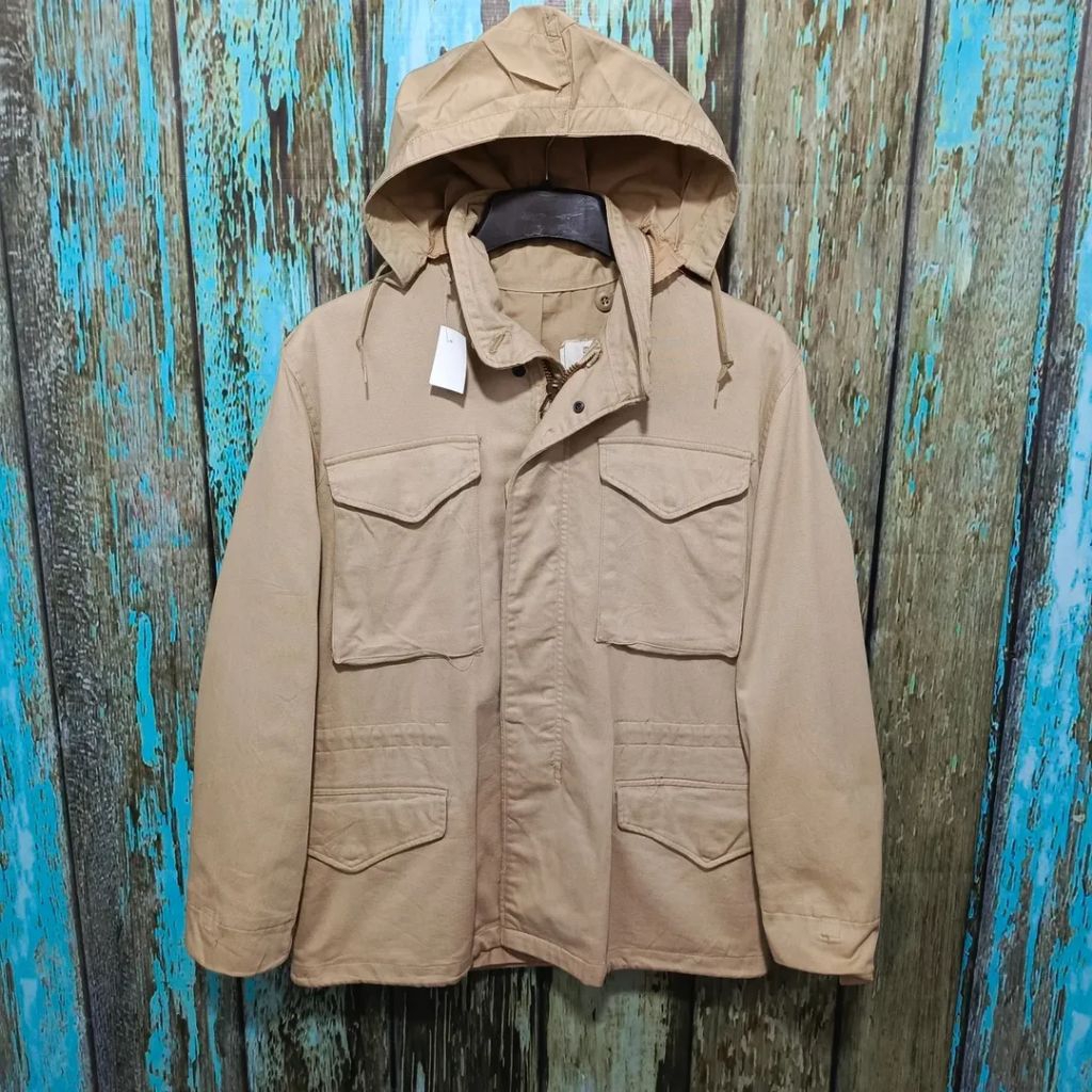 jaket parka M65 ALPHA INDUSTRIES tebal military size M casual bagus ORIGINAL made in USA