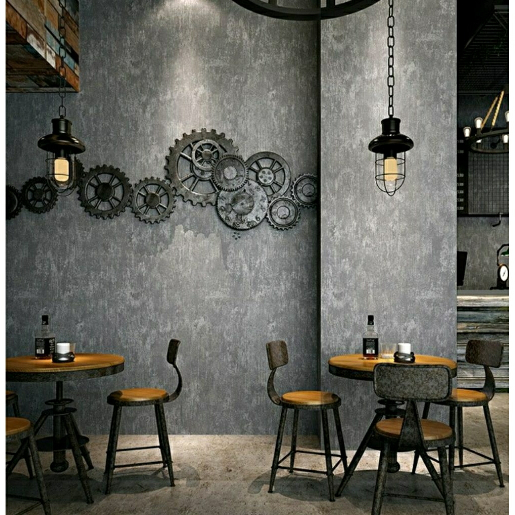 Wallpaper Semen Abu|| Wallpaper Dinding Semen Abu Abstrak|| Wallsticker Murah Semen Abu Wallstiker S
