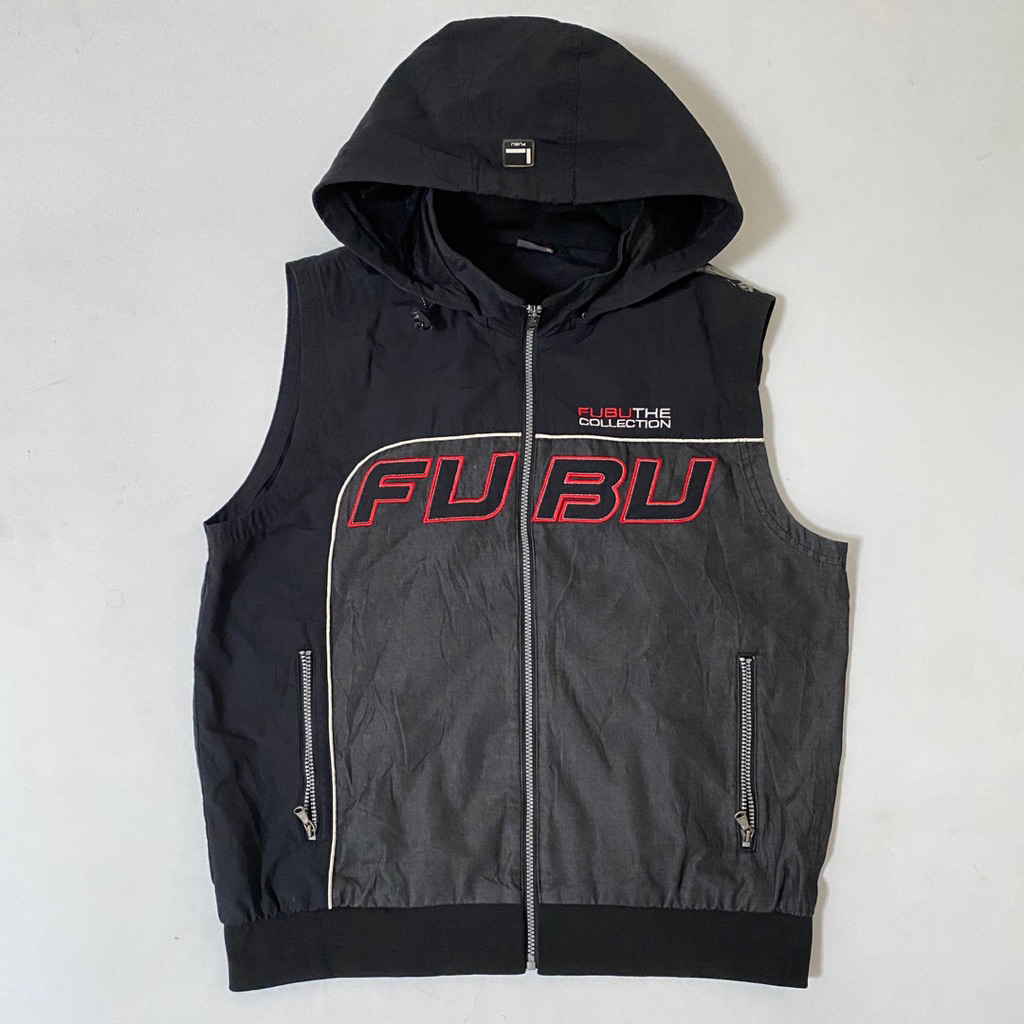 fubu singlet jaket hoodie lepas pasang