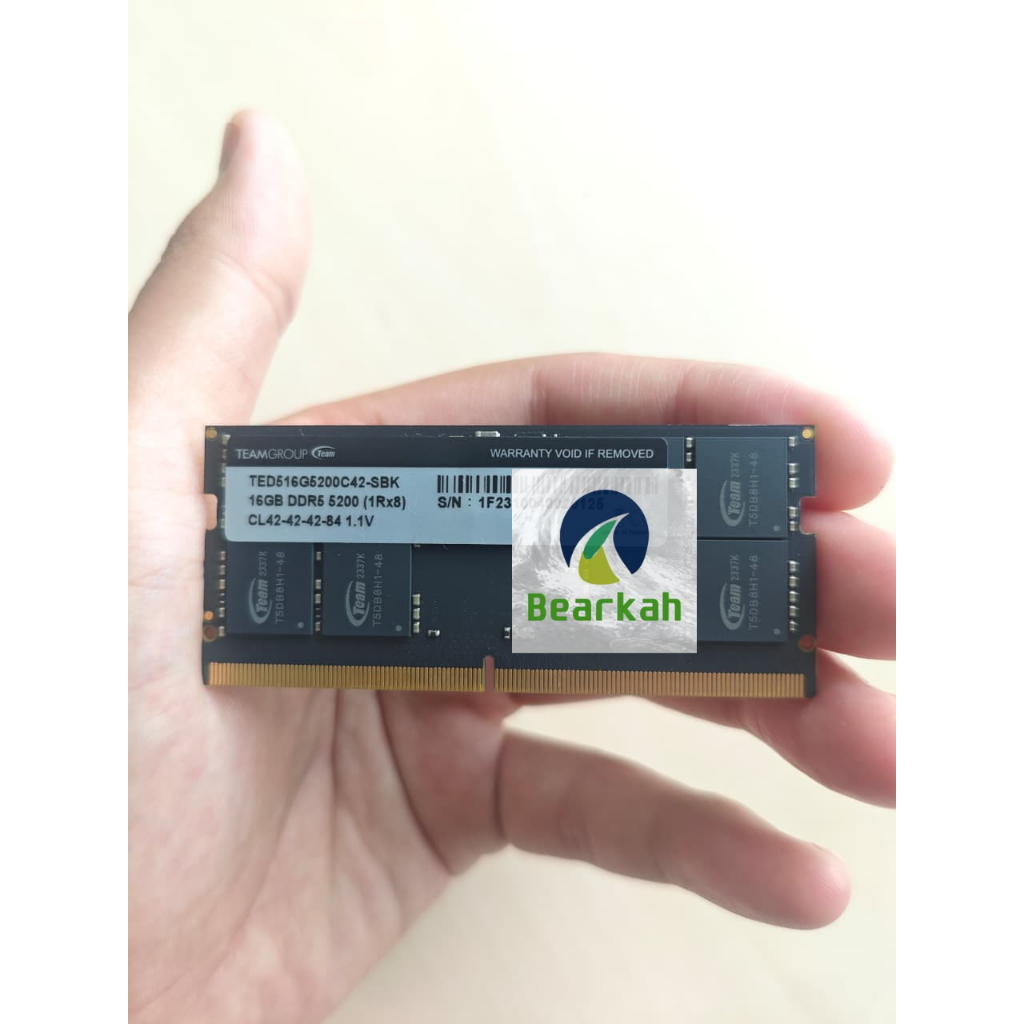 RAM LAPTOP SODIMM TEAMGROUP DDR5 16GB 5200MHz 4800MHz
