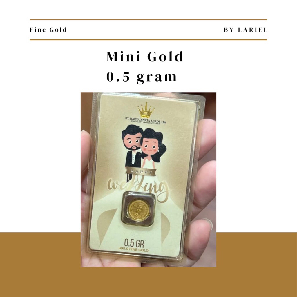 Emas Logam Mulia Murni Mini Gold - 0.5 gram