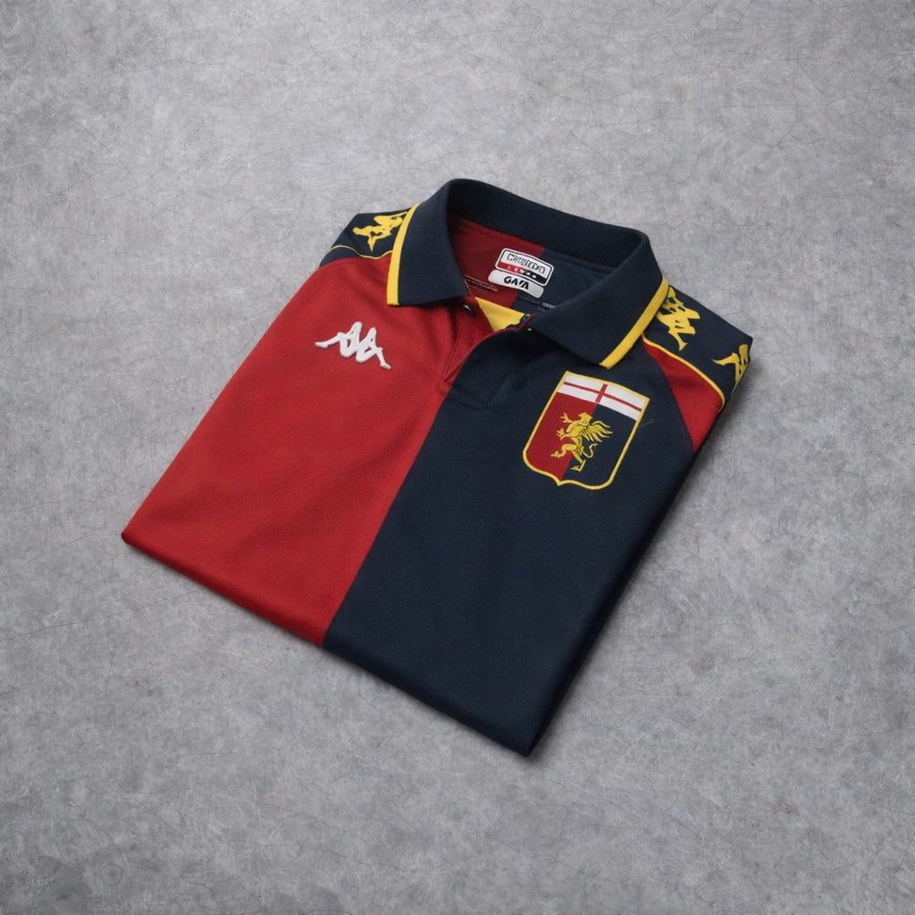 Genoa Home 99/00 Reissue Kappa Jersey | Retro | Vintage Edition | Jersey Bola | Authentic Jersey