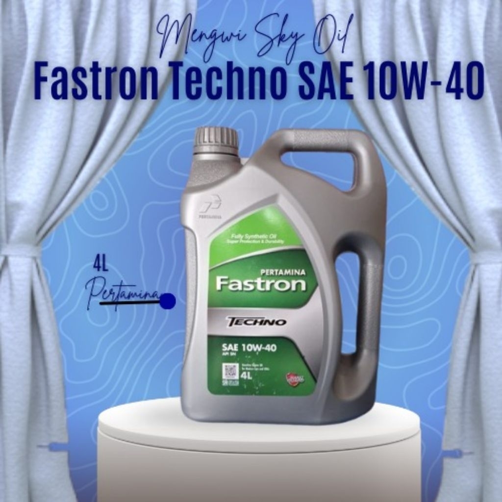 Oli Fastron Techno SAE 10W-40, 4 Liter