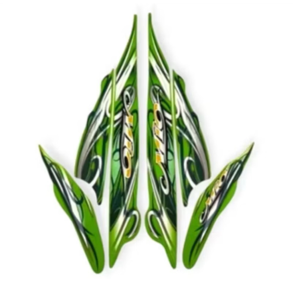 striping/stiker yamaha mio smile hijau batik
