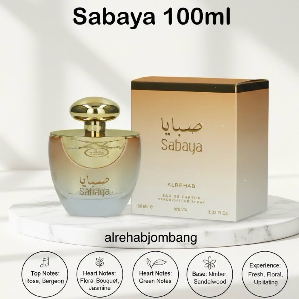Parfum Sabaya 100ml Spray by Al Rehab Original