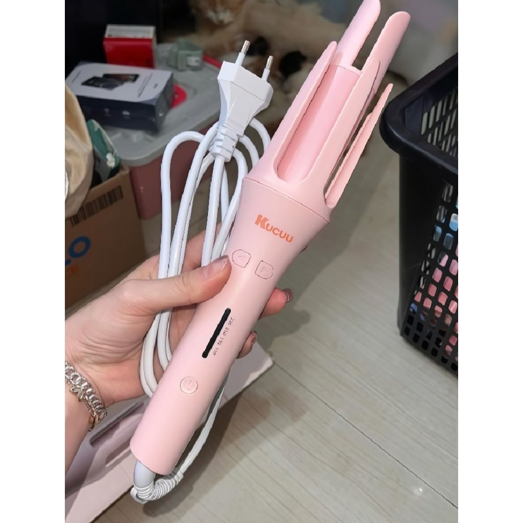 Catokan curly otomatis kucuu lengkap box