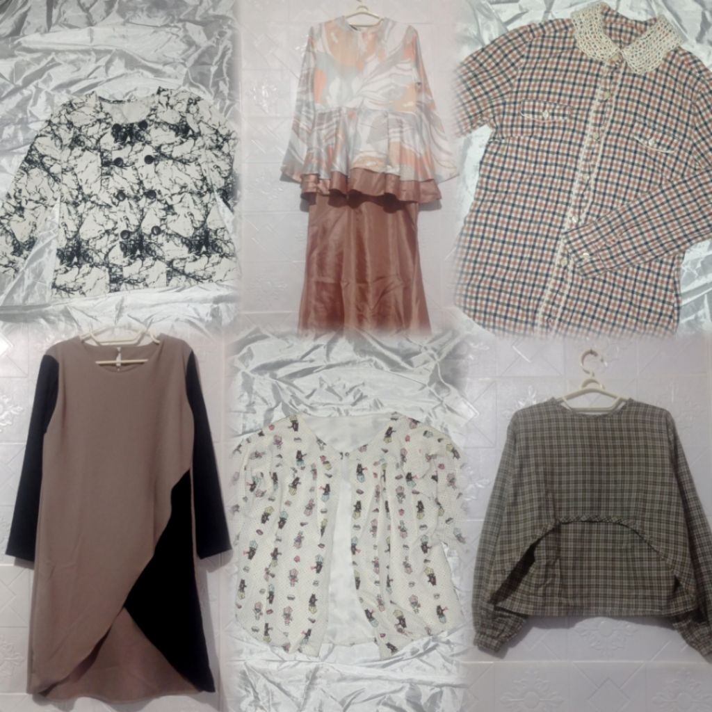 Preloved Blouse, Tunik, dan Dress/Gamis Cocok Buat Lebaran