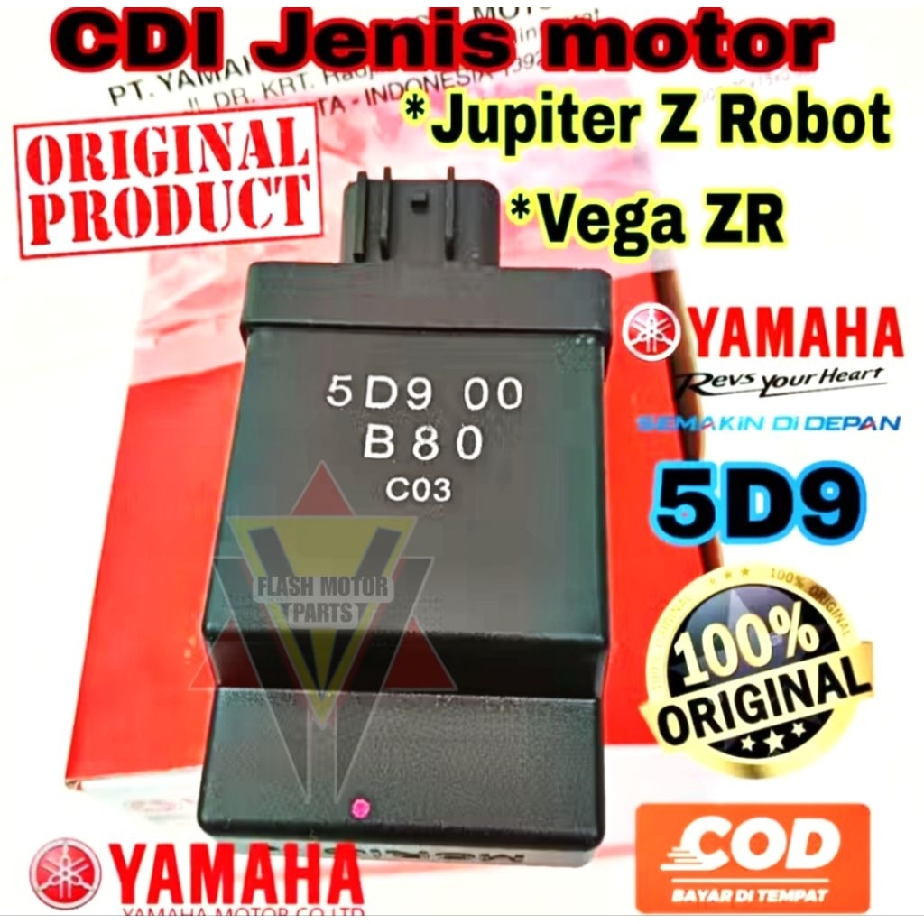 Cdi Yamaha Original 5D9, Vega Zr, Jupiter Z Robot, Yamaha Asli