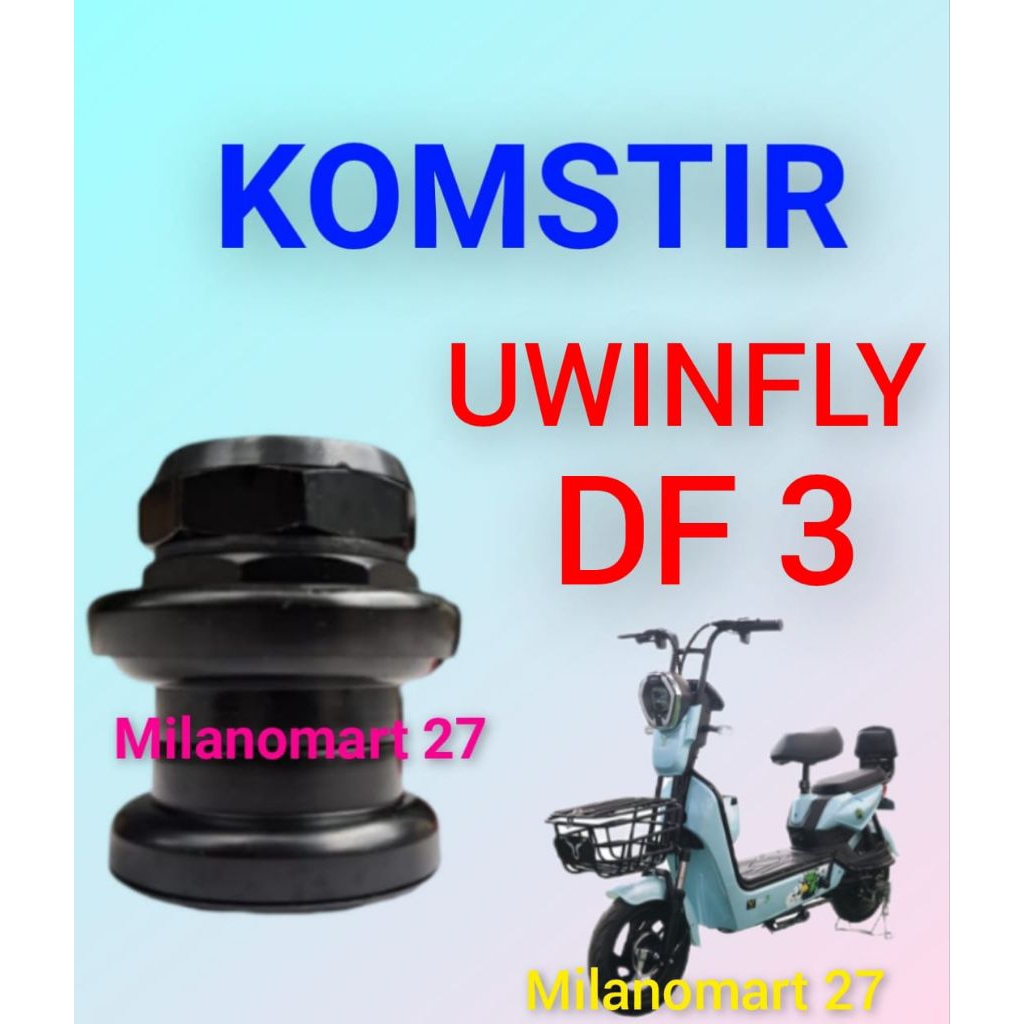 komstir sepeda listrik uwinfly DF3 kones headset komfork sepeda listrik uwinfly df 3