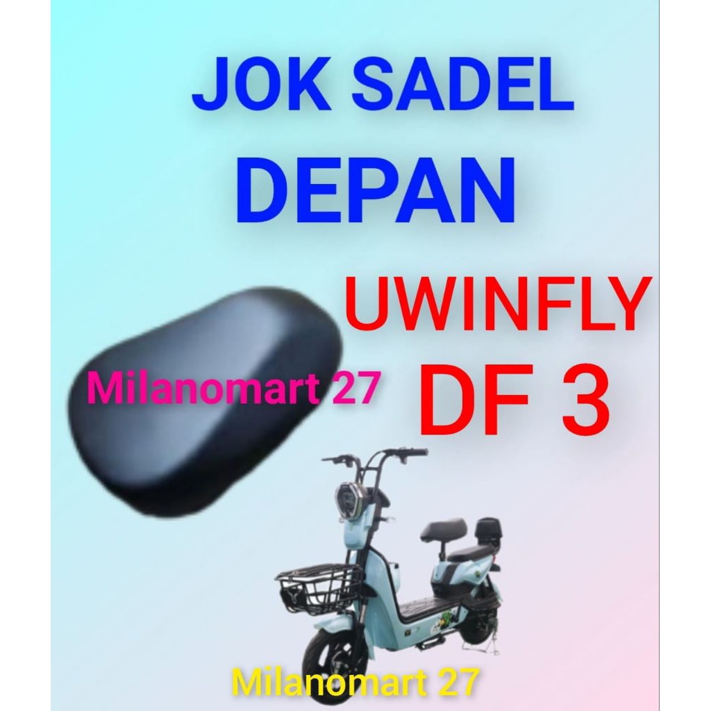 jok sadel depan sepeda listrik uwinfly DF3 jok sadle depan sepeda listrik uwinfly df 3