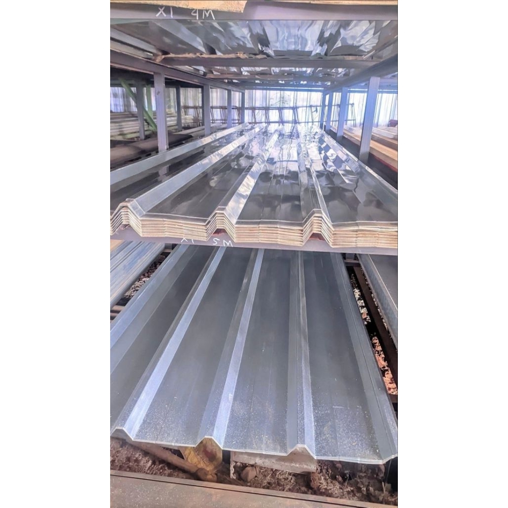 Atap Spandek Polos / Spandek Zingalume 0.25 3M, 4M, 5M, 6M