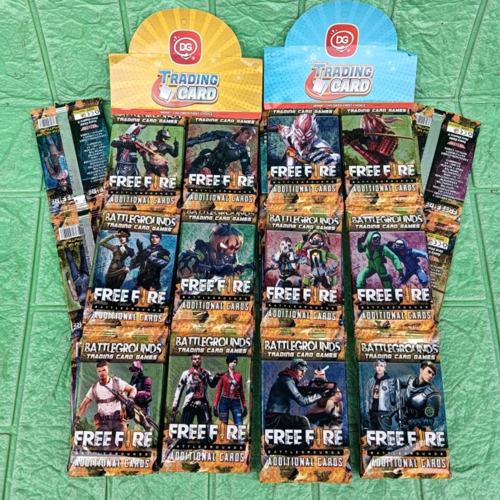 12 sachet Kartu FF New ML DG Trading Card Game Grosir