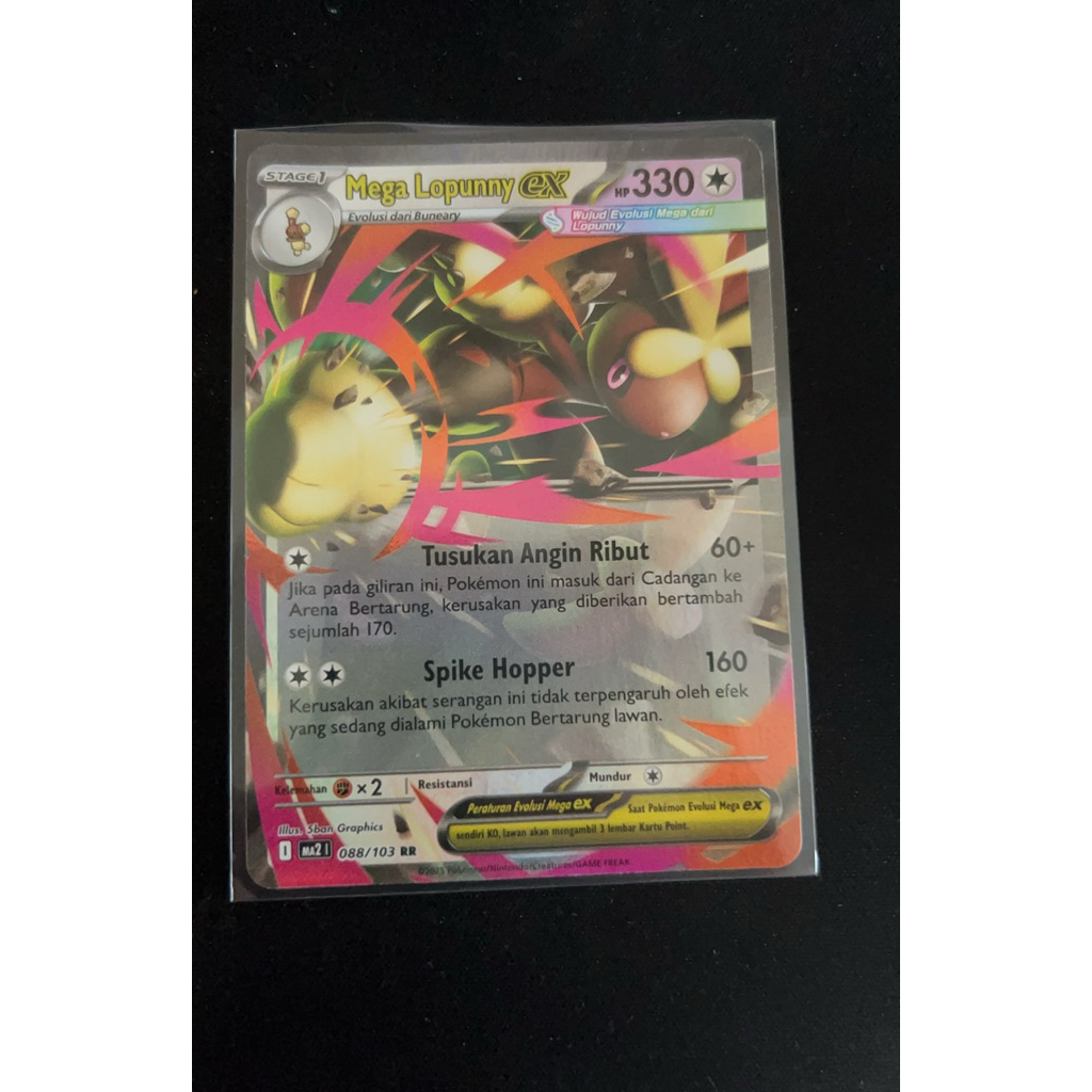 Kartu pokemon - meg lopunny ex