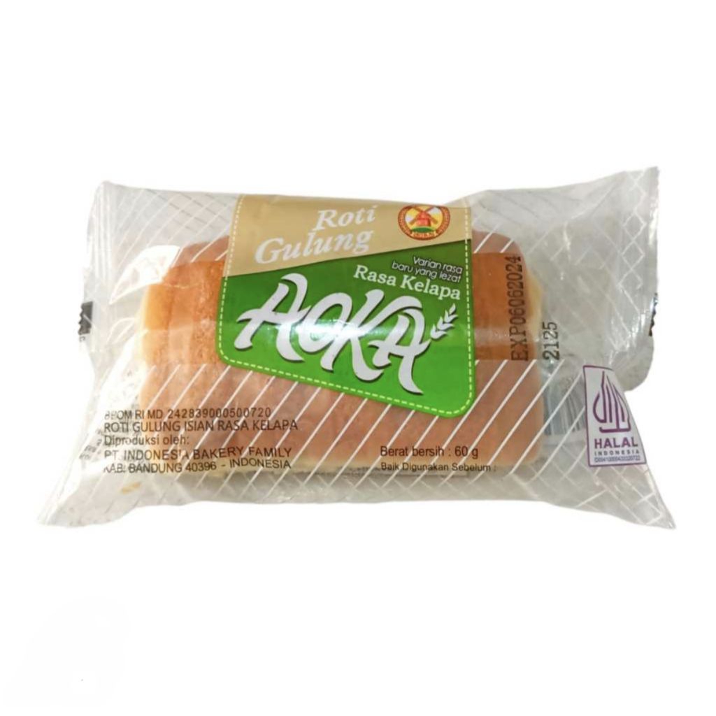 DISTRIBUTOR ROTI AOKA GULUNG KELAPA GROSIR TERMURAH