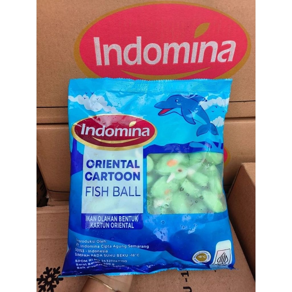 Indomina bebek fish ball cartoon 500gr