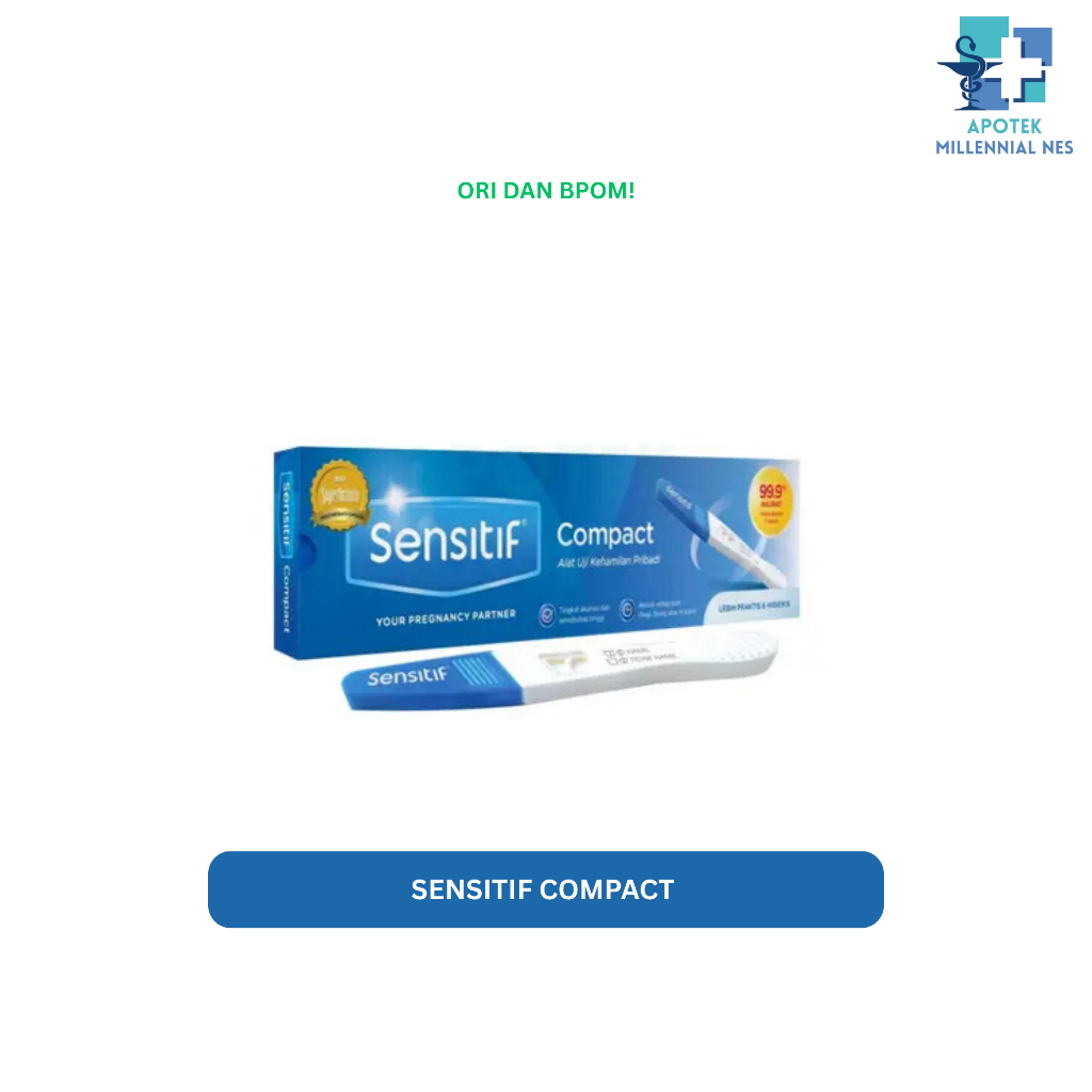 Sensitif Compact Alat Test Kehamilan Instant / Test Pack Kehamilan Sensitif Digital
