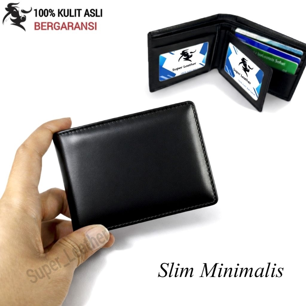 Dompet Mini Pria 100% ORIGINAL Kulit Asli Mini Tipis