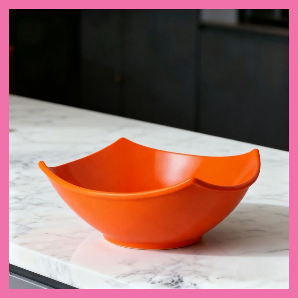 Mangkok Melamin Segi Empat 7inci Mangkok Saji/Mangkok Mie/Es Buah