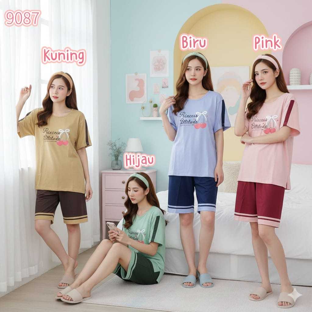 BABYDOLL AMRO 9087 DEWASA LABEL PUTIH CELANA PENDEK SQ