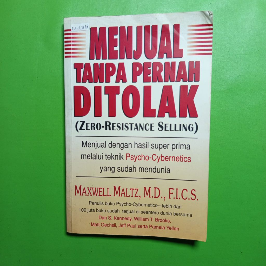ORIGINAL Buku Menjual Tanpa Pernah Ditolak - Maxwell Maltz