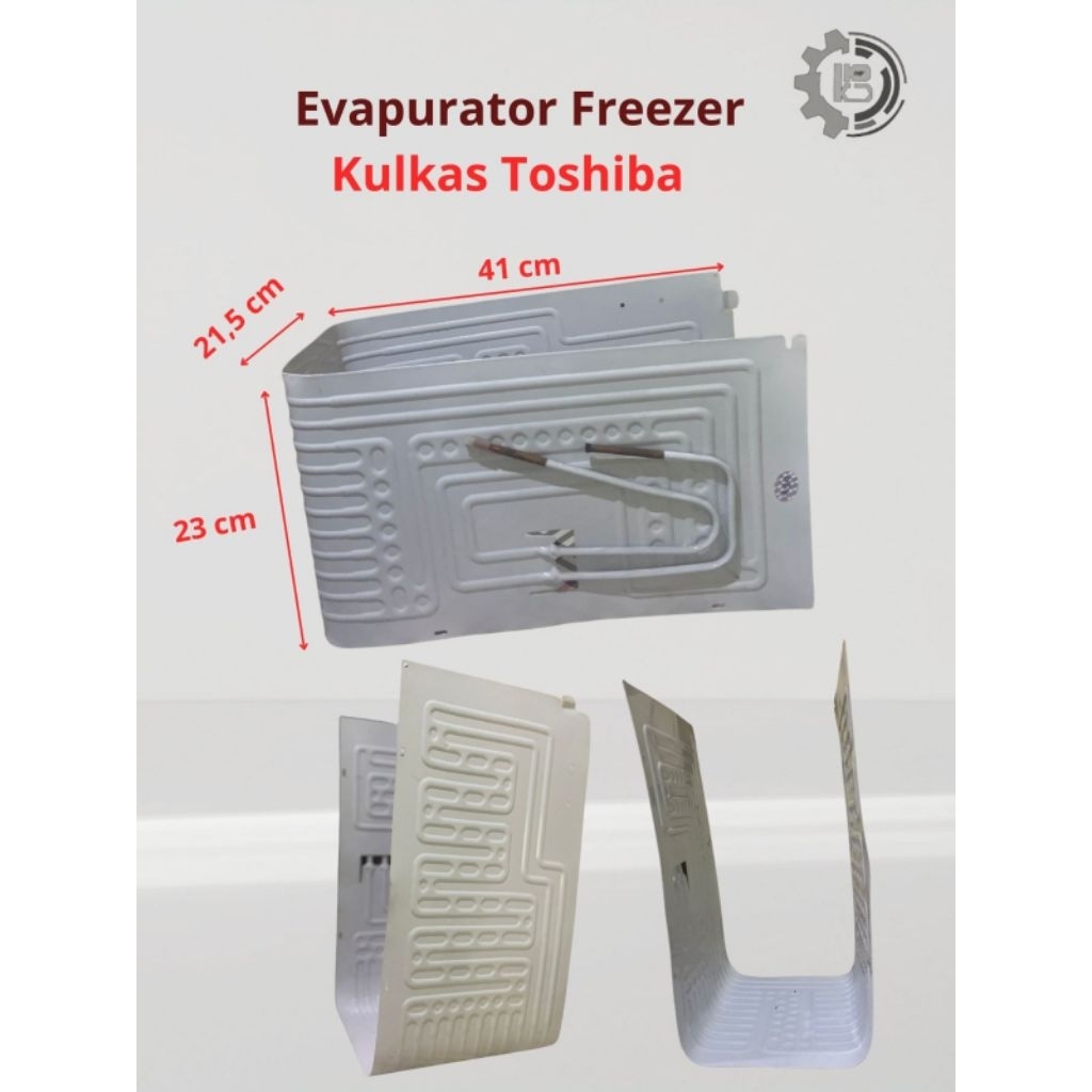 EVAPURATOR FREEZER KULKAS TOSHIBA 100 cm x 23 cm