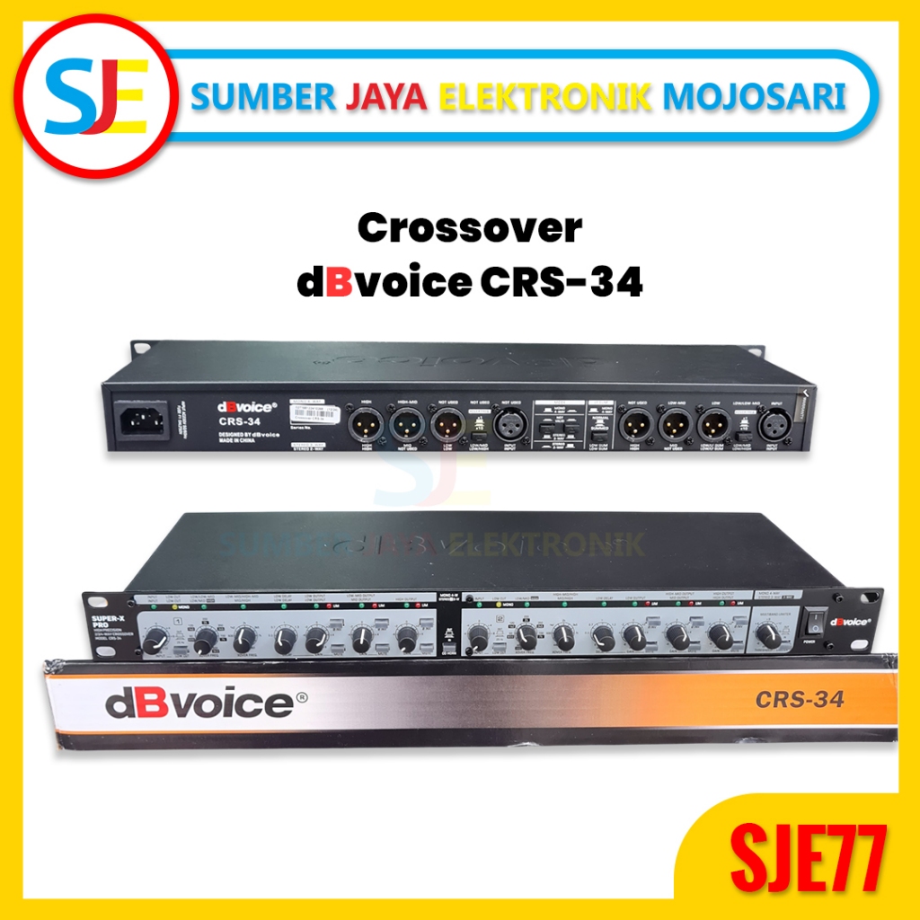 Crossover Db Voice Crs-34 / Crossover Db Voice Super X Pro / Crossover Db Voice Crs34