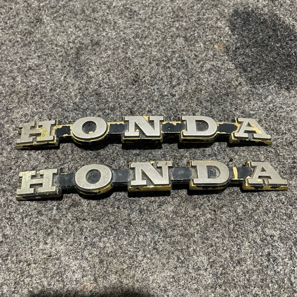 emblem logo embos rangka body honda c700 c800 supercup original