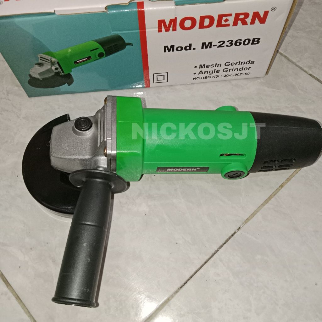 Mesin Gerinda Tangan Grenda 4” Gurinda Grinder Modern M2360 M2360B M 2360 B Gurinda