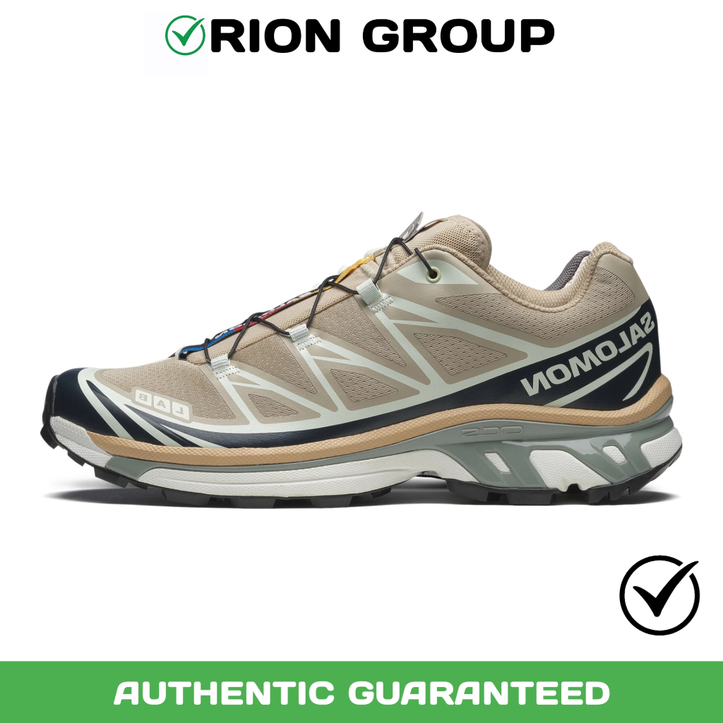 Sneakers Pria Wanita Salomon XT-6 Oxford Tan Original