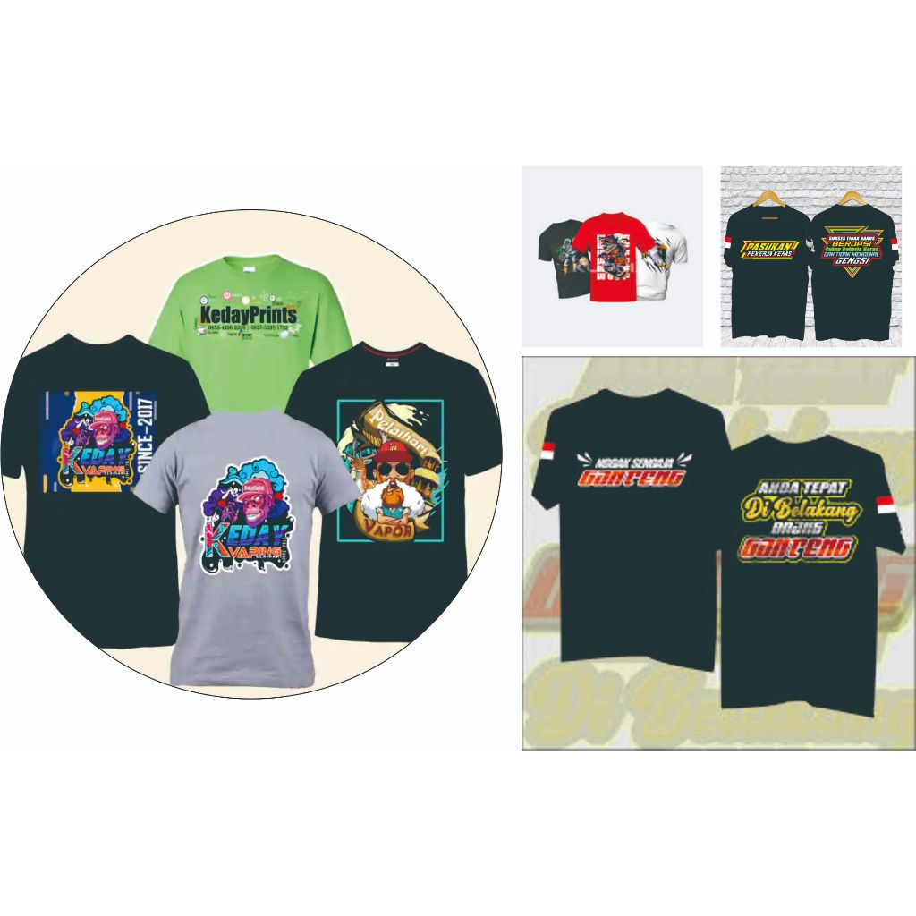 CETAK KAOS SABLON (DTF)