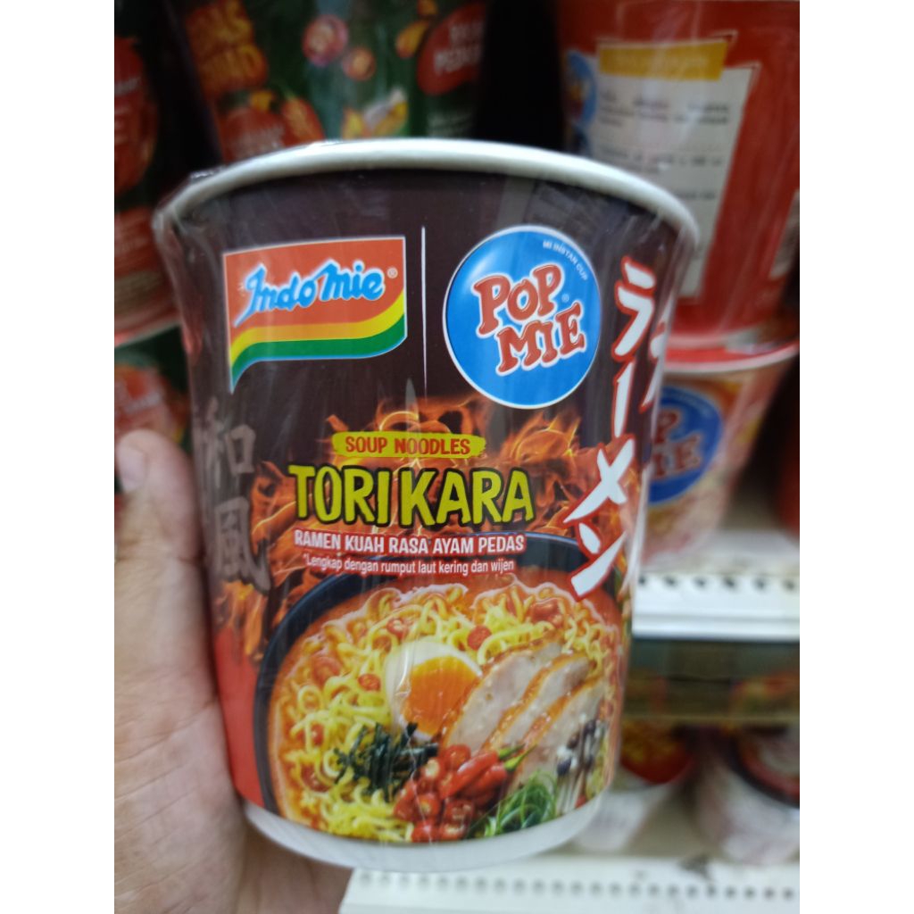 pop mie ramen torikara kua ayam pedas ala jepang cup 77g