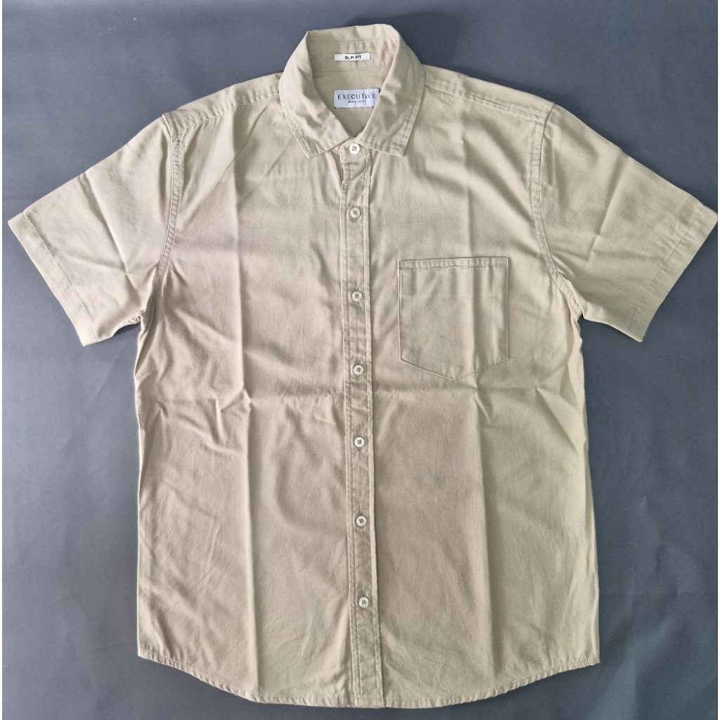 Executive Slim fit Short Sleeve Textured Shirt