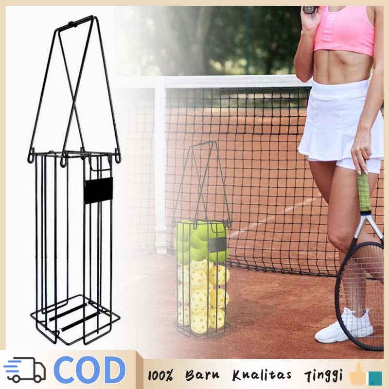 Keranjang Bola Pickleball 25 Bola Portable Pickleball Picker Keranjang Pengambil Bola Keranjang Peng
