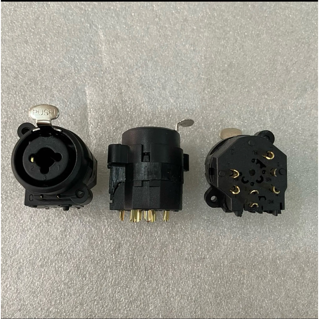 Soket Socket Multi body combo XLR Canon Female Akai Tembaga