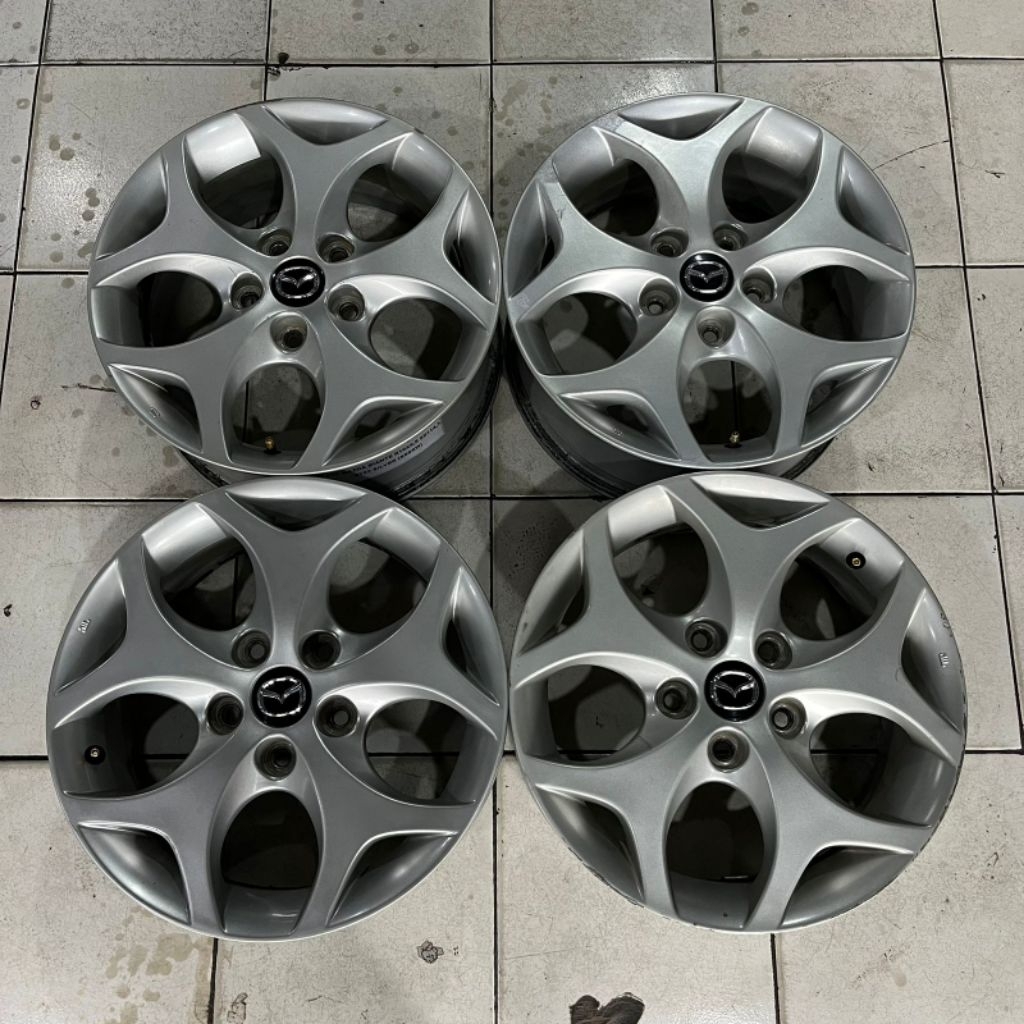 Velg Mobil Second Racing Copotan Standar Mazda Biante Ring 16 Baud 5x114,3 Et50