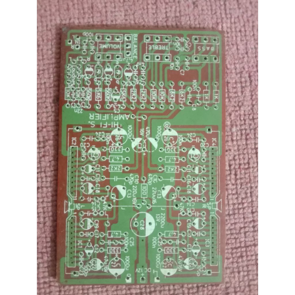 KIT PCB AMP+ TONE CONTROL HI FI S. AMPLIFIER