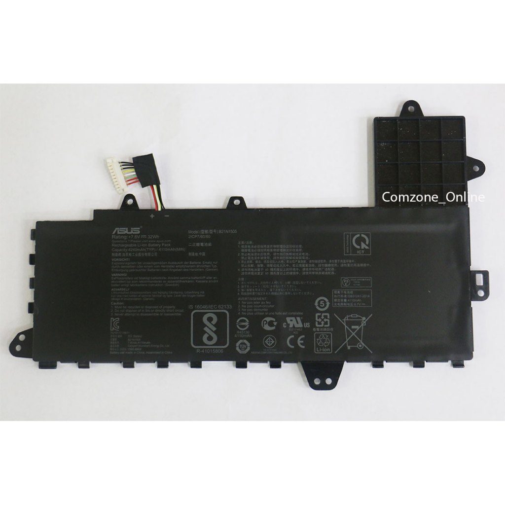 Baterai Laptop Asus EeeBook e402  e402ma e402n B21N1505  batlas105r