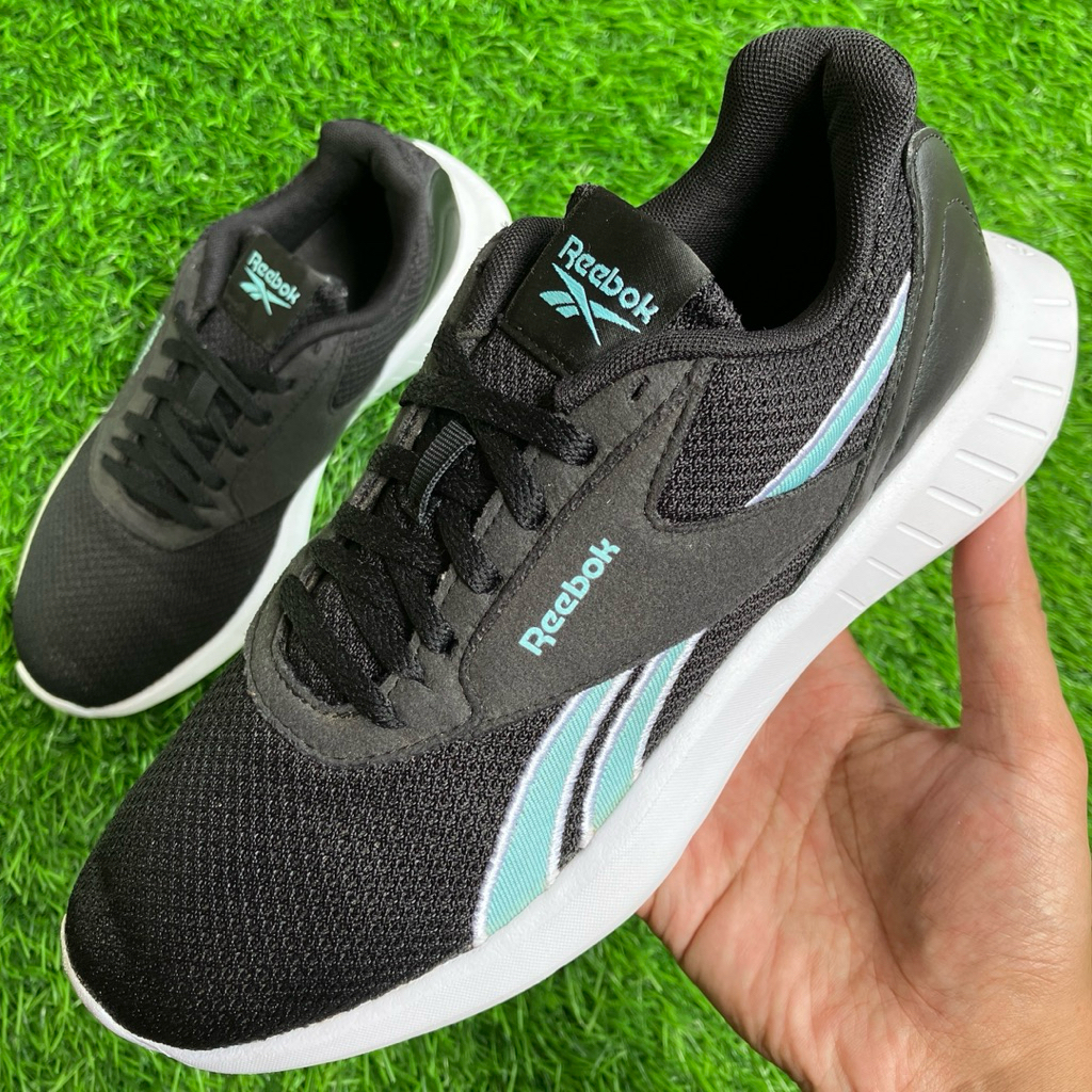 Reebok Zapatos Lite Black Mesh sneakers shoes size 37