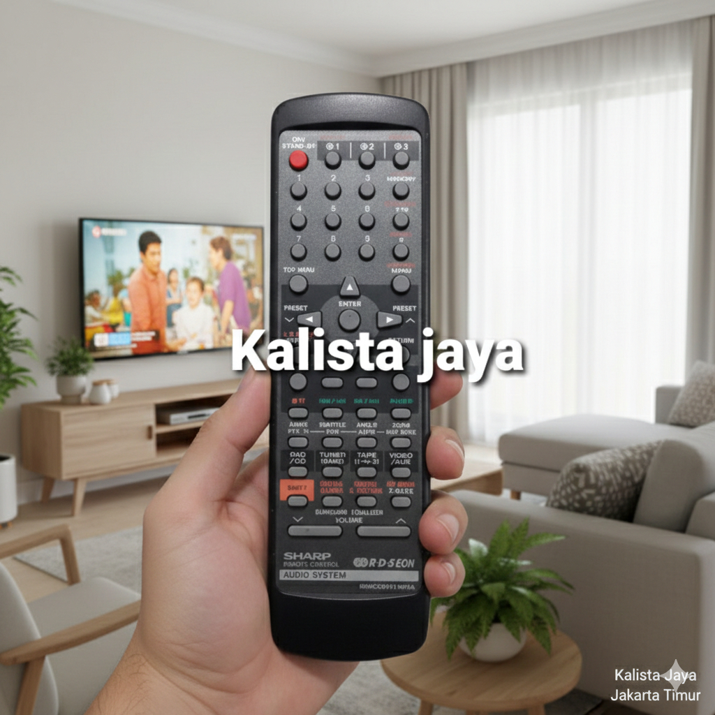 REMOTE REMOT DVD AUDIO SYSTEM SHARP RRMCG0292AWSA ORIGINAL