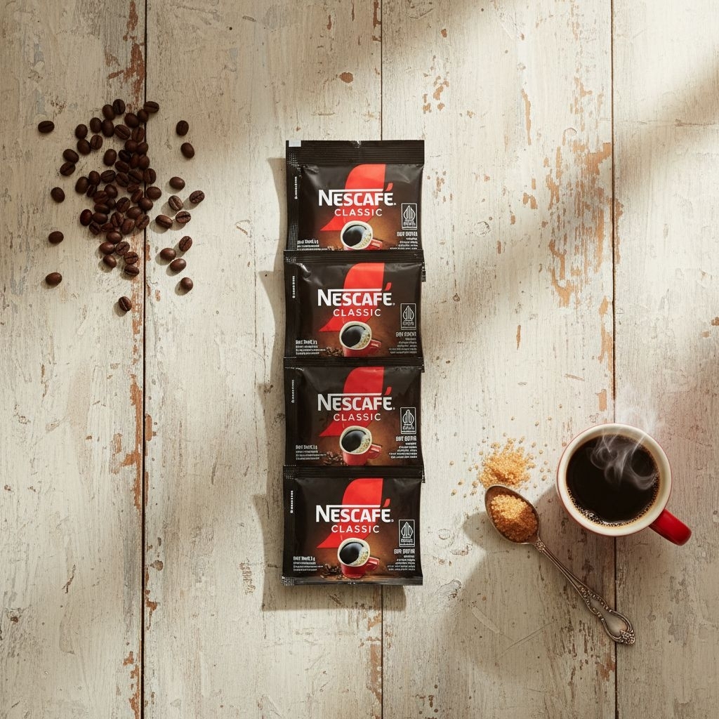 Kopi Nescafé Classic Renceng Sachet Kopi Hitam Mantap Original