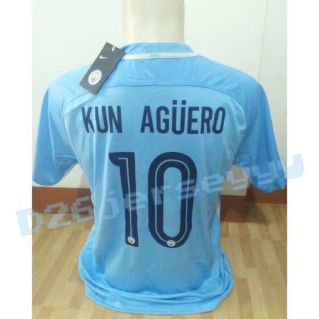 Jersey MayYnN. CiitTuiyY_ 2018 CarRaboO_ Champions + Nameset KUN AGUERO 10 + Patch + MDT