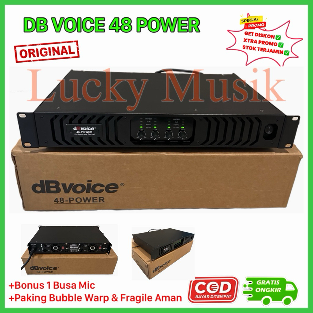 Power dB Voice 48 Power Original Amplifier dbvoice 48 Class D 4 Channel