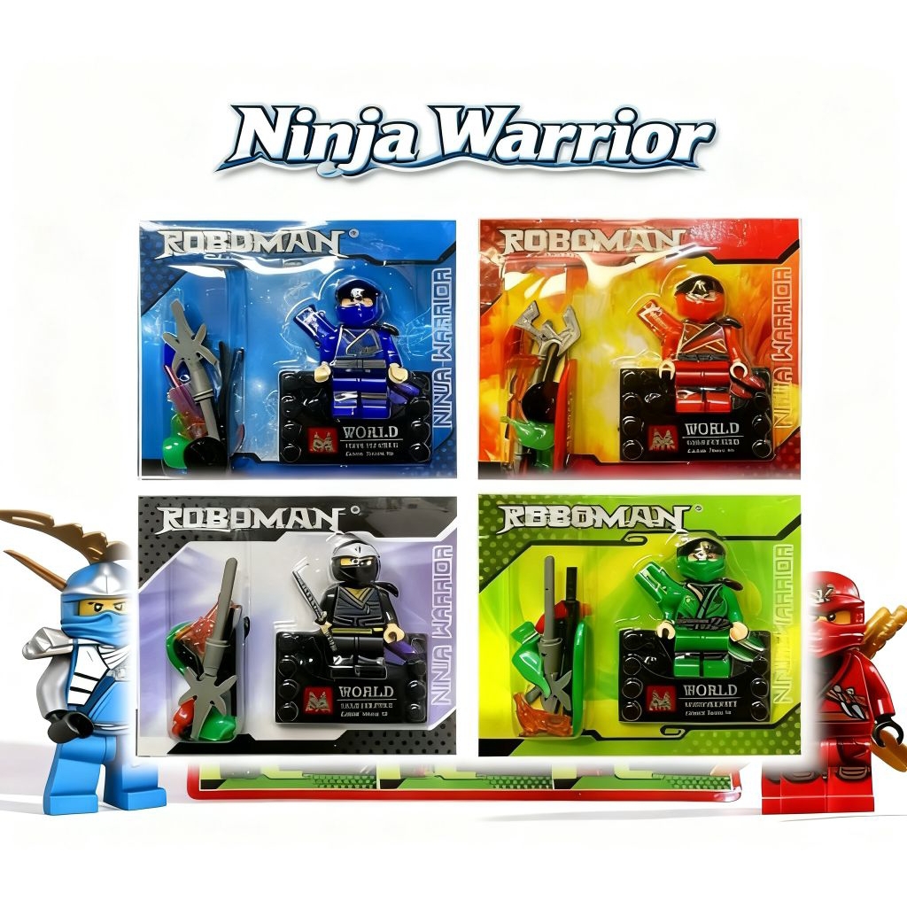 ROBOMAN LEGO SUPER HERO SERIES NINJA WARRIOR  MINICRAFF ONE PIECE MINECRAFT ADA AXSESORIS ROBLOX AVE